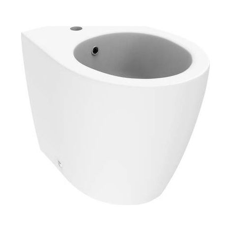 Bidet adossé au mur blanc mat 52 cm de profondeur Ponsi Kite BCKTEOBIDE Blanc mat (1/3)