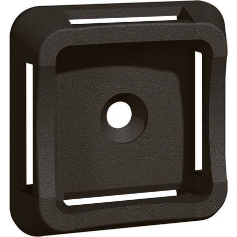 embase adhésive noir 38 x 38 mm - legrand colring - lot de 50