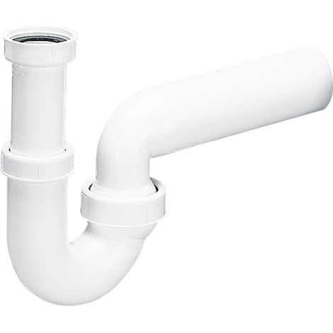 Siphon de tube Dallmer 100/0 sans raccord pour appareils de lavage 11/4 xDN 40 (1/2)
