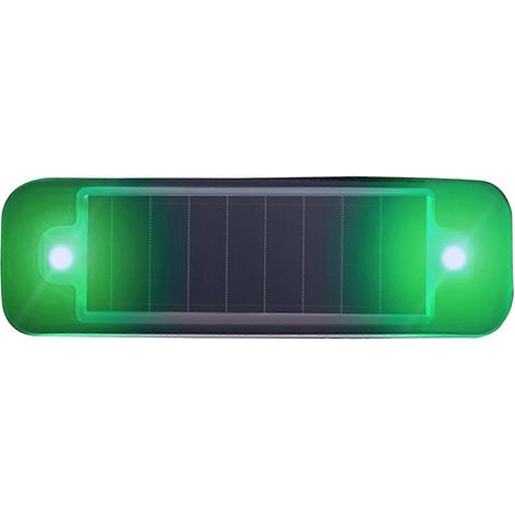 Luz de advertencia solar para coche, lámpara de alarma intermitente, alarma antirrobo, luz LED, lámpara de seguridad nocturna, accesorios para coche, color negro. (1/5)