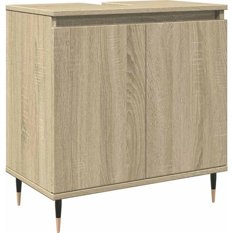 Maison Exclusive - Badschrank Sonoma-Eiche 58x33x60 cm Holzwerkst