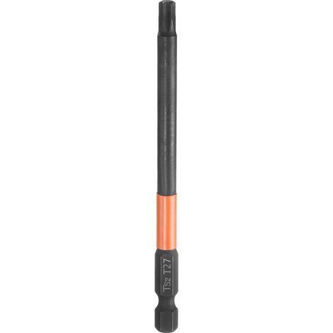 Embout Tournevis Torx T27 Tige Hexagonale 1/4" Long 4" (100mm) (1/5)