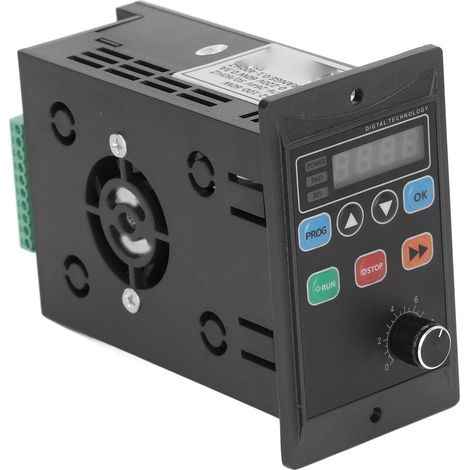Frequenzumrichter mit Vektorsteuerung, 60 W, 1-phasig, 176–264 V Eingang, 3-phasig, 0–220 V Ausgang, für Minimotoren (1/5)