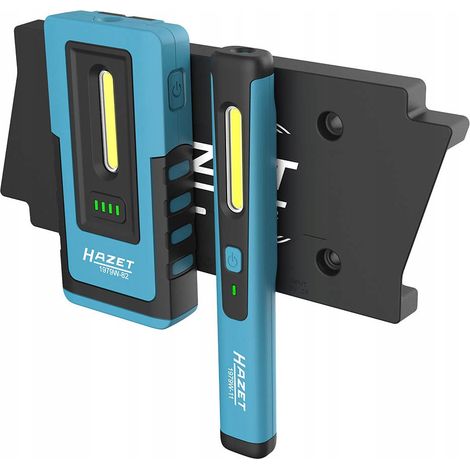 Hazet 1979NW 3 Lámparas LED negra y azul potente