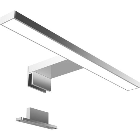 1 Luminaire Miroir, Acier Inoxydable, 300mm, Blanc Neutre, Salle De Bain (1/5)