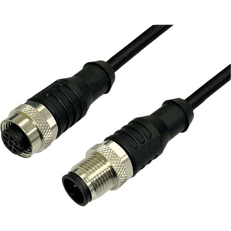 BKL Electronic 2702041 Prolunga attuatore sensore M12 Spina, dritta su boccola, dritta 5 m Numero di poli: 4-May 1 pz. (1/2)