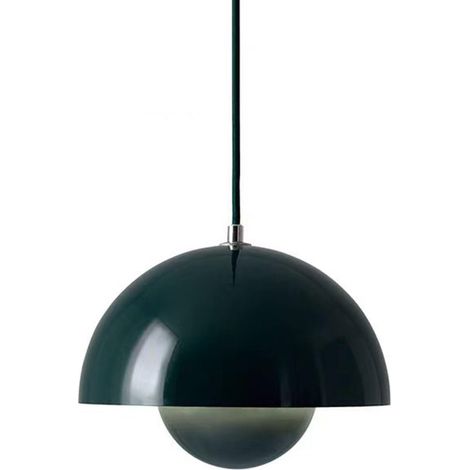 Macaron Flower Bud Lampe Suspendue Style Nordique Abat-Jour Nordique Moderne Cuisine Plafonnier Suspension Métal Aluminium Style Industriel Suspension pour Chambre,Bar,Chambre,Éclairage De C (1/4)