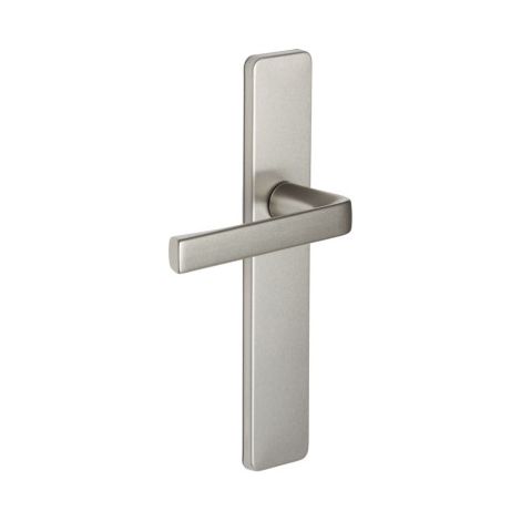 Ensemble de poignées de porte sur plaque KAZA - ASSA ABLOY BEZAULT Argent 70 A visser 42 SGN2