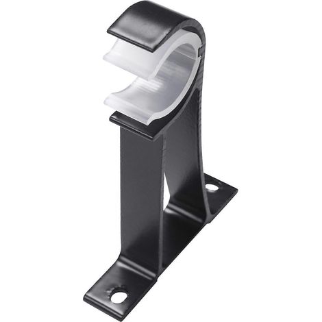 Ensemble de 6 supports de tringle à rideaux à un trou pour petites tringles à rideaux (1/5)