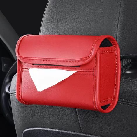 (Exklusiv in Südostasien erhältlich) Taschentuchbox für die Auto-Armlehne, für den Innenbereich, einfacher Verschlussdeckel, dekoratives Accessoire (UVP: 59.000 VND) Beige (1/5)