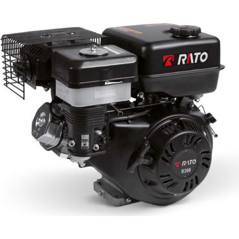 Kompletter Motor RATO R300 300 cc zylindrische horizontale Welle 25,4 mm Durchmesser