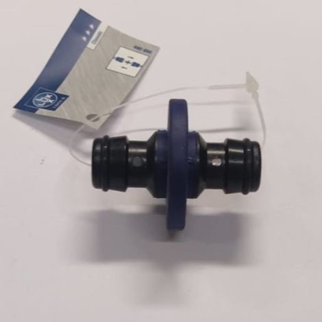 GIUNTO A 2 USCITE PER TUBI FLESSIBILI -COLORE BLU/NERO