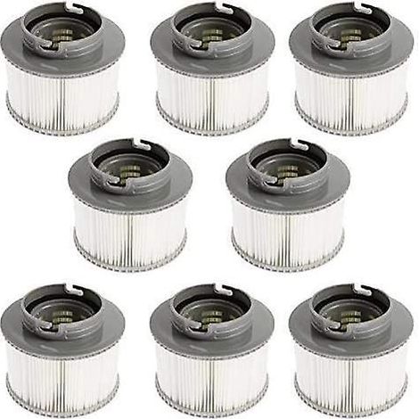 Lot de 8 filtres de rechange pour filtre de piscine MSPA FD2089, pour l'entretien de votre piscine gonflable Mspa ou Ruikalucky. (1/5)