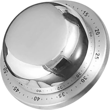 Minuteur Cuisine Mécanique Acier Aimant et Fonction Compte à pour (1/5)