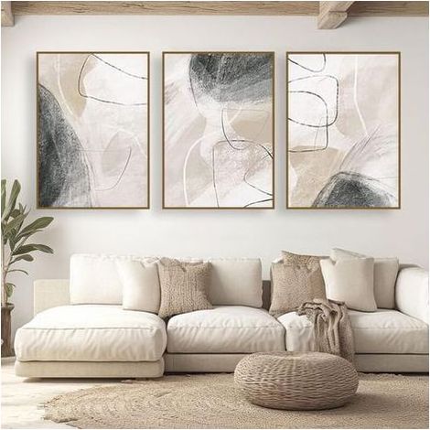 Lot de 3 posters sur toile, style bohème, modernes, décoration murale, pour salon, chambre à coucher, sans cadre(B,3x30x40cm) (1/4)