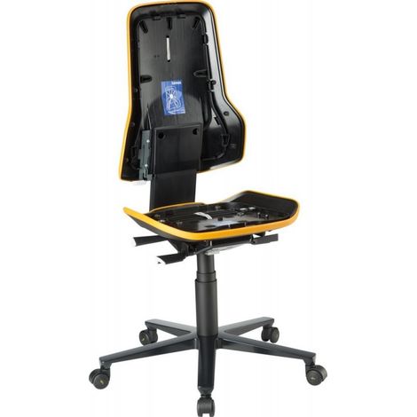 Sedia Da Ufficio Esd 2 Neon Arancione Con Ruote Perman