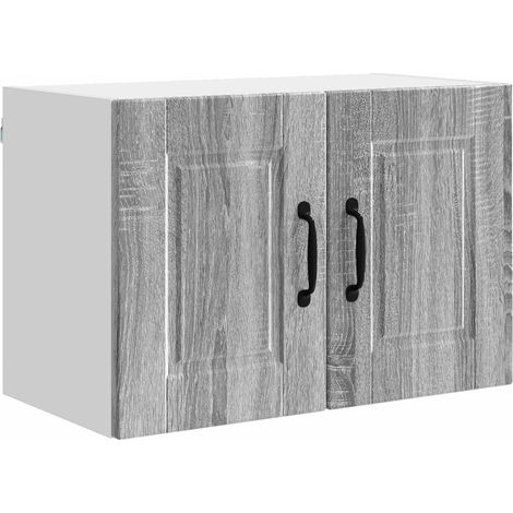 Maison Exclusive - Armadietto a muro PORTO Grigio Sonoma 60 x 31 x 40 cm