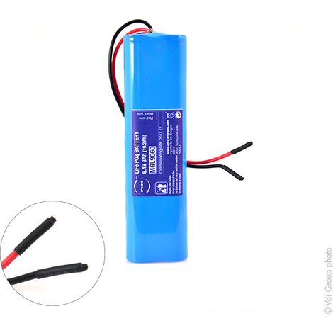 NX – Batterie Lithium Fer Phosphate 6.4V 3Ah – 19.2Wh – Compatible avec modèles 6V 3Ah – Assemblée avec composants de premier choix