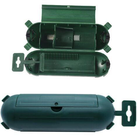 Pack of 2 Security Plug and Socket Enclosure, IP44 Security Socket Enclosure, Extension Cord Protection Enclosure Waterproof Socket Socket (1/5)