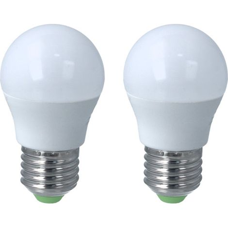 2 PZ Lampada A Led E27 G45 6W 510 Lumen, Disponibili 3000K 4200K 6500K (Bianco Caldo 3000K)