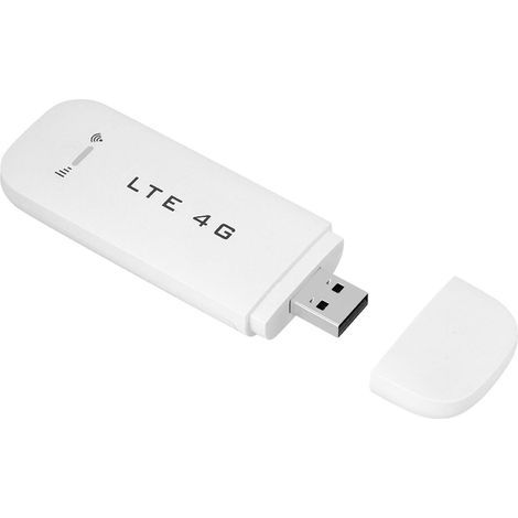 Clé USB LTE 4G,Adaptateur Réseau,Routeur WiFi - USB 2.1, Interface de Carte SIM Standard à 6 Broches, Port de Carte TF (à l'exception SIM et TF) - avec Fonction WiFi (1/5)
