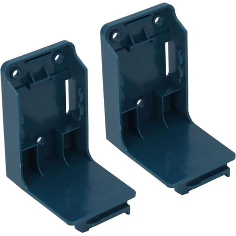 Lot de 2 supports de batterie à double usage ABS sans bavure pour outils électriques et outils électriques 18 V (1/5)