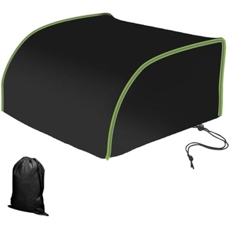 Housse d'hiver 600D imperméable et anti-UV pour caravane de véhicule récréatif, pour toit de véhicule récréatif, pour Dometic Brisk II, Coleman Mach I, II, III, Mach 3 Plus, Mach 15, col rugueux (80 x (1/5)
