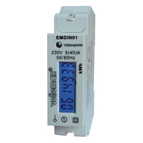 Panel Medidores Multímetros Contador Kwh Monofásico Gris