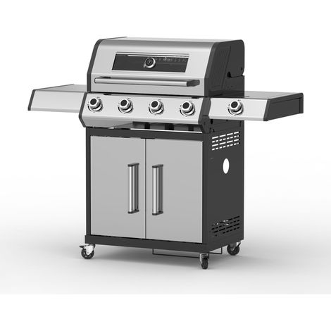 Teesa BBQ 5006 Master inox grill gaz 5 brûleurs 17 kW (1/3)