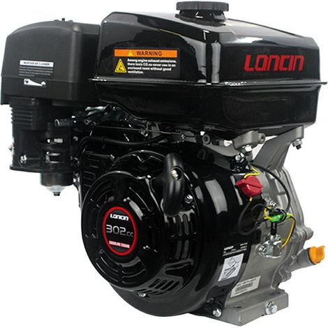 10 HP LONCIN G300 F T/Q Motore Benzina Albero Cilindrico 25,4 mm