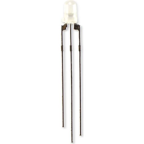 KINGBRIGHT Duo-LED, L-3VEGW, Rot, Grün, 3 mm (T-1), 617 / 568 nm, 30 / 40 mcd, 60°, Rund