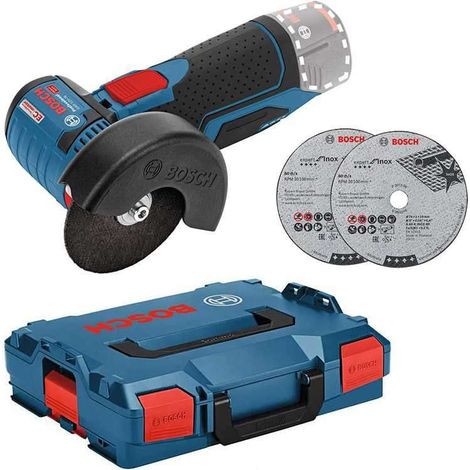 Bosch GWS 12V-76 Professional Meuleuse 12 V Noir Bleu