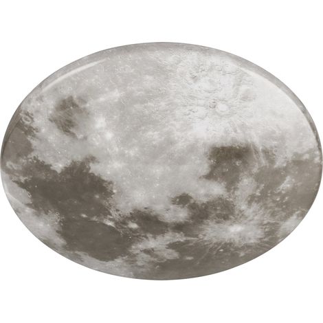 LED Deckenleuchte MOONIKA Mondcover in Weiß IP44 Badlampe, Ø 37cm (1/3)