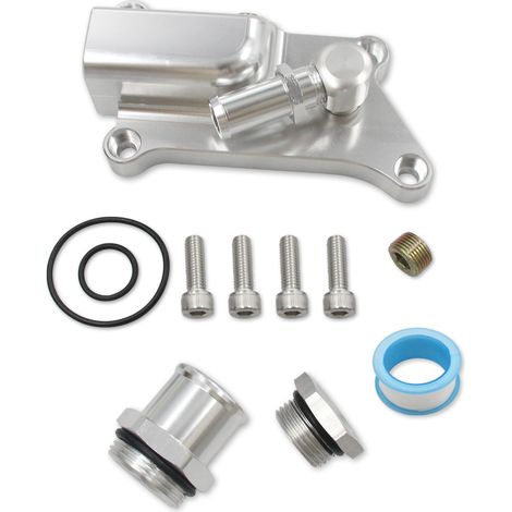 Modification suitable for Honda Acura K20, Z3, K24, and K series vehicles with upper coolant housings featuring direct inlet. (1/4)