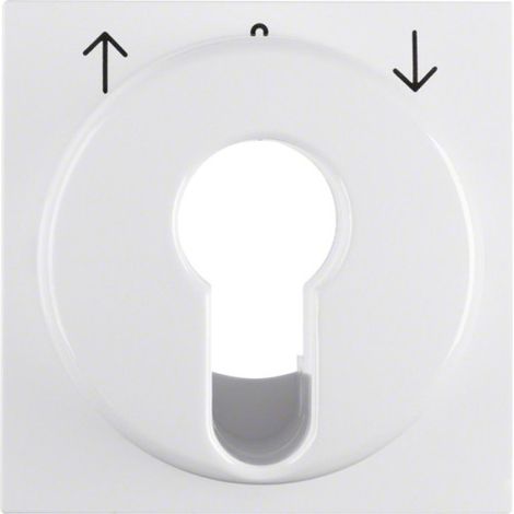 Berker S1 B3 B7 Copri interruttore o pulsante a chiave per tende bianco polare 15068989