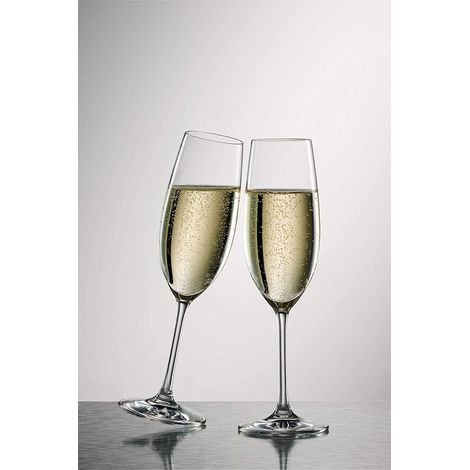 Verres à Champagne Tritan Glass Crystal, 23 cl Capacité, Lot de 2 (1/4)