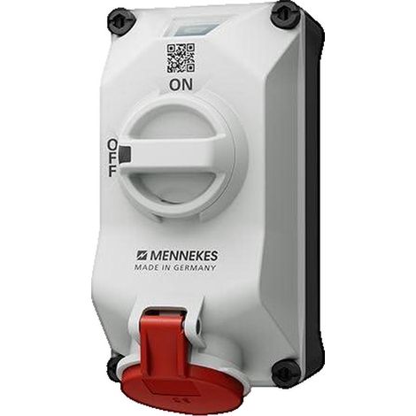 Mennekes 5611506G Toma de pared trifásica 16A 400V IP44