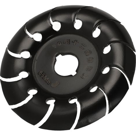 Disque à meuler et polir le bois, 90 mm, 12 dents, pour le travail du bois (noir) (1/5)