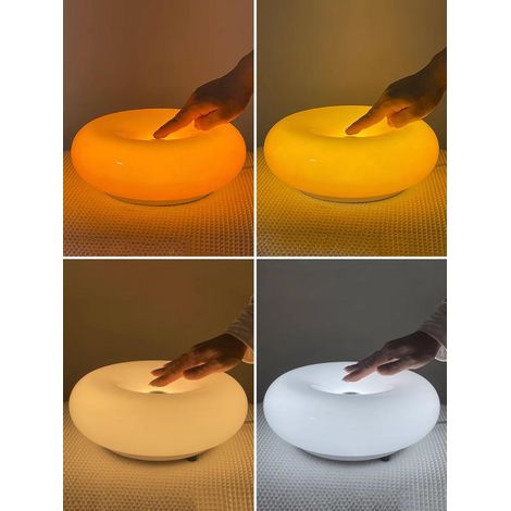 Donut applique orange lampe de table lampe tricolore standard européen (1/4)