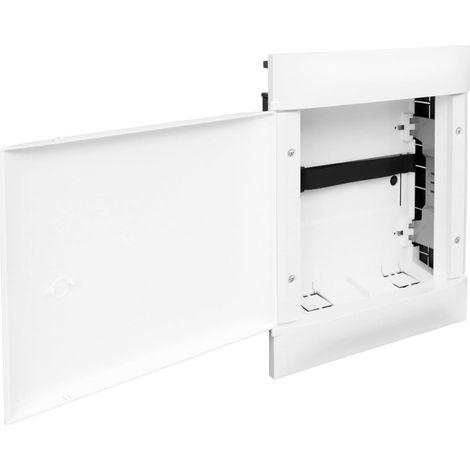 LEGRAND, PRACTIBOX S 135702 DISTRIBUTEUR MULTIMÉDIA ENCASTRÉ AVEC PORTE, ARMOIRE RÉSEAU, 2 X 12 MODULES, 4 X 2 MODULES POUR PRIS