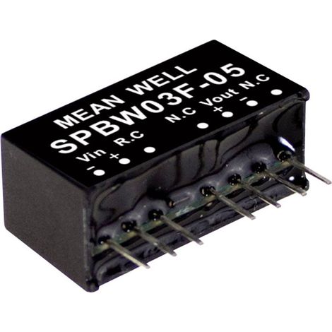 Module convertisseur CC/CC Mean Well SPBW03G-03 Nbr. de sorties: 1 x 700 mA 3 W 1 pc(s) Q122402 (1/2)