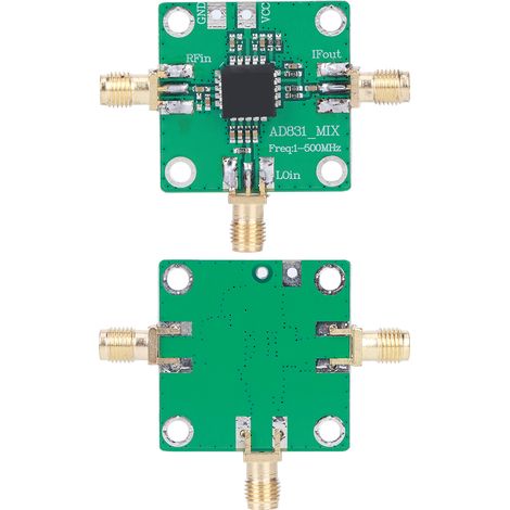 Module mélangeur RF AD831, carte d'amplificateur onduleur à commande haute fréquence, convertisseur 1-500 MHz (1/5)