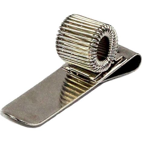 Stylo porte-documents portable en métal pour cahier et bloc-notes, idéal pour les étudiants, les enseignants, les facteurs et les médecins. Facile à transporter. (1/4)