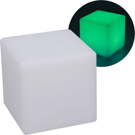 Lampe LED cube avec télécommande, RGBW, 16 couleurs réglables, 4 modes, veilleuse durable pour intérieur, bar, karaoké. (1/5)