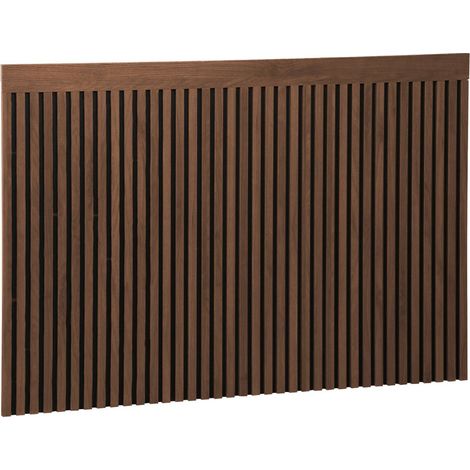 sweeek - Dekoratives Kopfteil mit Holzdekor-Latten 140cm (1/4)