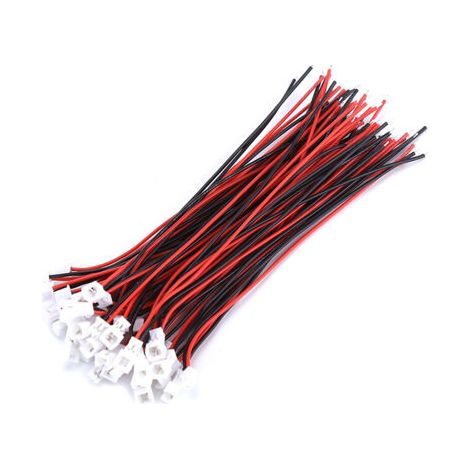 20 sets pack Micro JST 1.25 mm 2 broches de connecteur mâle et féminin avec câbles de fils (2pin)