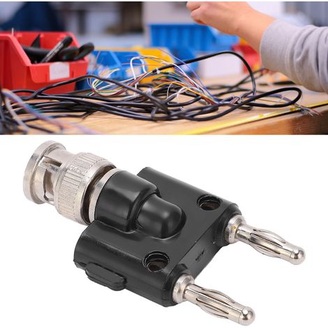 Connecteur BNC mâle U28 vers fiche banane parallèle (1/5)
