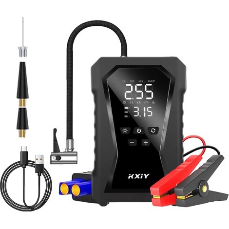 Démarreur de batterie portable pour voiture : renforcement de batterie au lithium de haute , paquet d'alimentation d'urgence compact, protection de sécurité Solution fiable de (1/5)