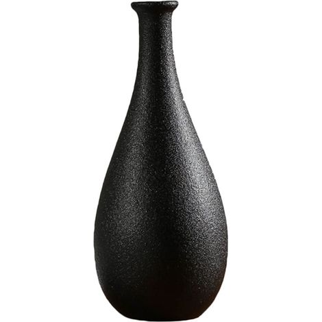 Vase - Céramique - 20 x 8,5 x 8,5 cm - Décoration Intérieure Maison Bureau - Pour Fleurs Séchées ou Artificielles - 1 Pièce (1/5)