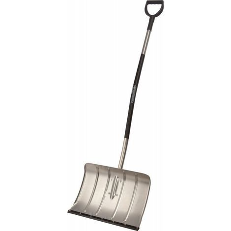 Pala quitanieve de aluminio Freund Victoria con borde silencioso ERGONÓMICA (pala quitanieve de aluminio, longitud del mango 125 cm, dimensiones de la hoja 50 x 35 cm) 2000528 (1/2)